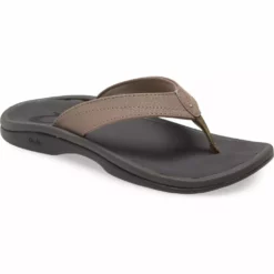 Olukai 'Ohana Women's Beach Sandals Taupe / Island Salt