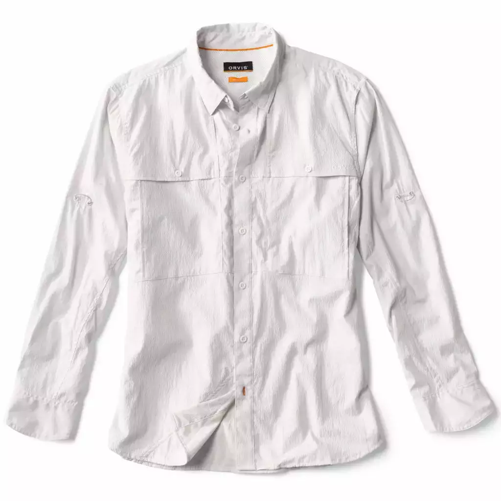 Orvis Long-Sleeved Open Air Caster White 1 Orvis Long-Sleeved Open Air Caster White