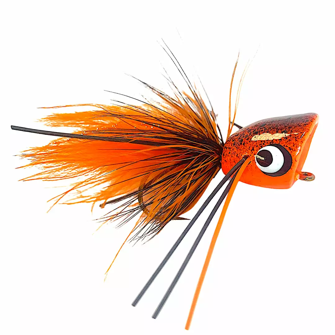 Umpqua Feather Merchants Umpqua Bass Popper Orange Splatter 1 Umpqua Feather Merchants Umpqua Bass Popper Orange Splatter