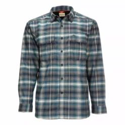 Simms Fishing Products SALE Simms Coldweather Shirt Atlantis Steel Plaid