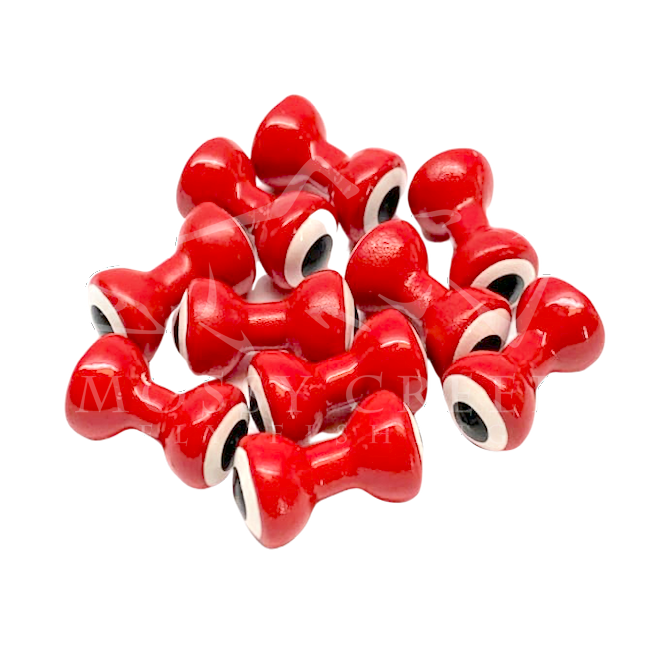 Hareline Double Pupil Lead Eyes Beads, Cones, Eyes 6 Hareline Double Pupil Lead Eyes Beads, Cones, Eyes