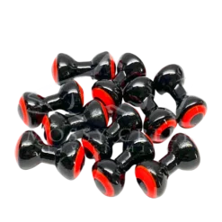 Hareline Double Pupil Lead Eyes Beads, Cones, Eyes 8 Hareline Double Pupil Lead Eyes Beads, Cones, Eyes