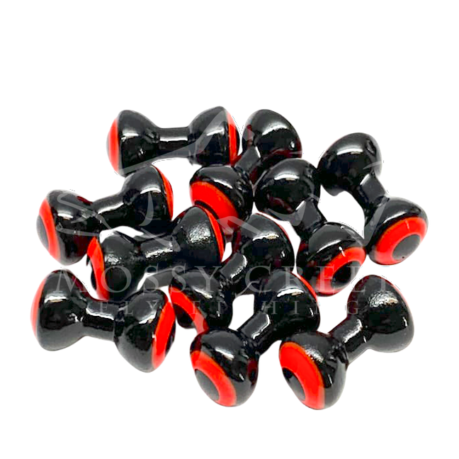 Hareline Double Pupil Lead Eyes Beads, Cones, Eyes 3 Hareline Double Pupil Lead Eyes Beads, Cones, Eyes