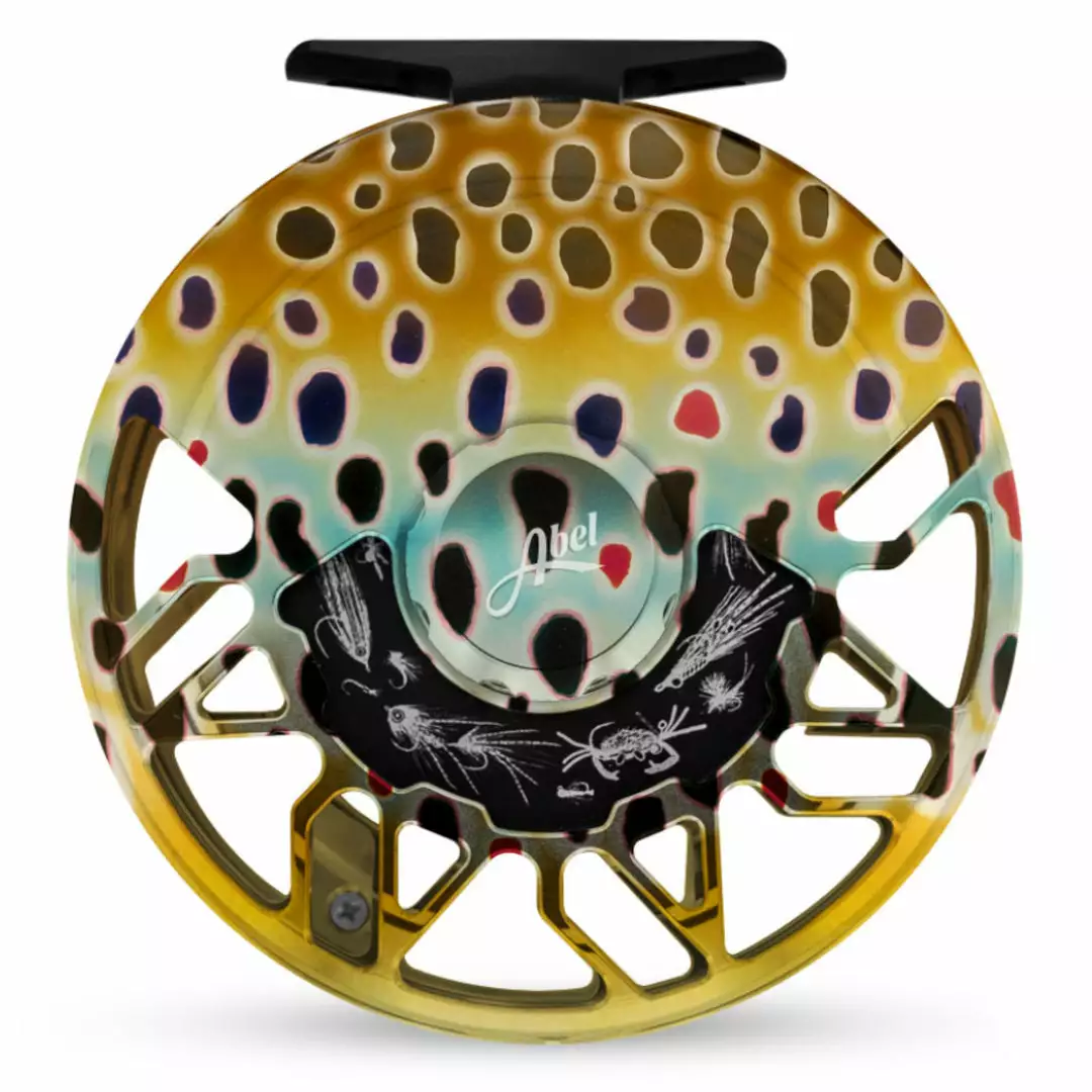 Abel Rove Series Custom Native Brown Trout 5/7 Fly Reel 1 Abel Rove Series Custom Native Brown Trout 5/7 Fly Reel
