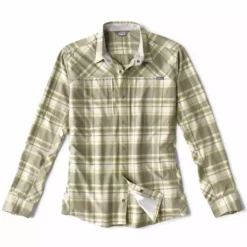 Mossy Creek Fly Fishing Orvis Men’s PRO Stretch Long-Sleeved Shirt Sagebrush Shirts