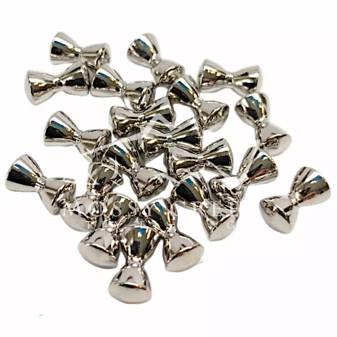 Beads, Cones, Eyes Hareline Brass Dumbell Eyes Silver 1 Beads, Cones, Eyes Hareline Brass Dumbell Eyes Silver