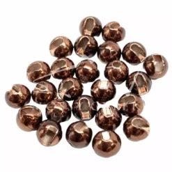 Fulling Mill Slotted Tungsten Bead Metallic Brown Beads, Cones, Eyes