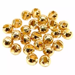Fulling Mill Beads, Cones, Eyes Slotted Tungsten Bead Gold