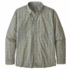 SALE Patagonia Men's L/S Sun Stretch Shirt Smolder Blue