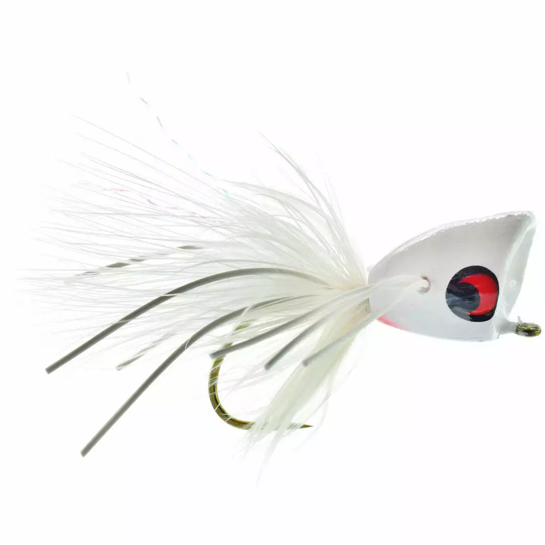 Umpqua Feather Merchants Umpqua Bass Popper Snow White Flies 1 Umpqua Feather Merchants Umpqua Bass Popper Snow White Flies