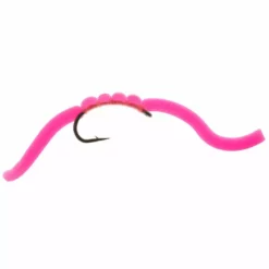 Umpqua Feather Merchants Squirmy Wormie Pink Flies