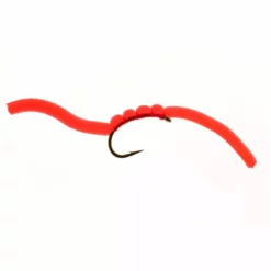 Umpqua Feather Merchants Flies Squirmy Wormie Red