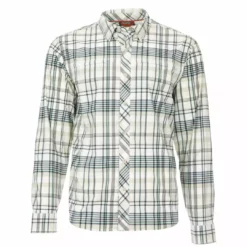 Simms Fishing Products Simms Stone Cold Shirt Pearl Madras Plaid SALE