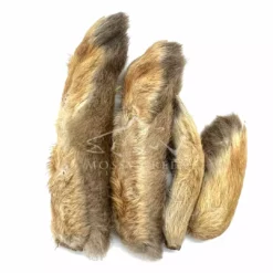 Hareline Snowshoe Rabbits Feet Hair & Fur