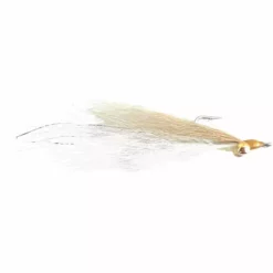 Mattioli Flies Clouser Minnow Tan Over White