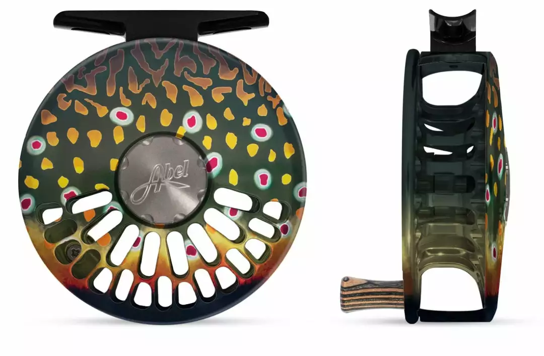 Fly Reels Abel TR 2/3 Custom Native Brook Trout Fly Reel 2 Fly Reels Abel TR 2/3 Custom Native Brook Trout Fly Reel