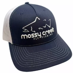 Mossy Creek Fly Fishing Mossy Creek Logo Trucker Navy White