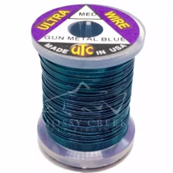 Wapsi Fly Thread, Tinsel, Wire Ultra Wire Gunmetal Blue