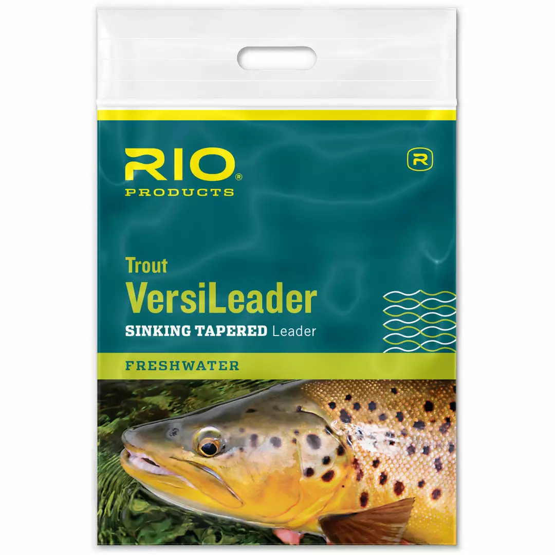RIO Products Rio Trout VersiLeader Sinking Tapered Leader Leaders & Tippet 1 RIO Products Rio Trout VersiLeader Sinking Tapered Leader Leaders & Tippet