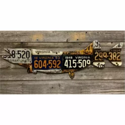 Cody Richardson's Virginia Antique Pike/Muskie License Plate Art