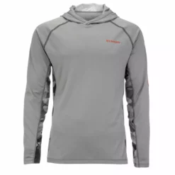 Simms Fishing Products Simms Solarvent Hoody Woodland Camo Steel
