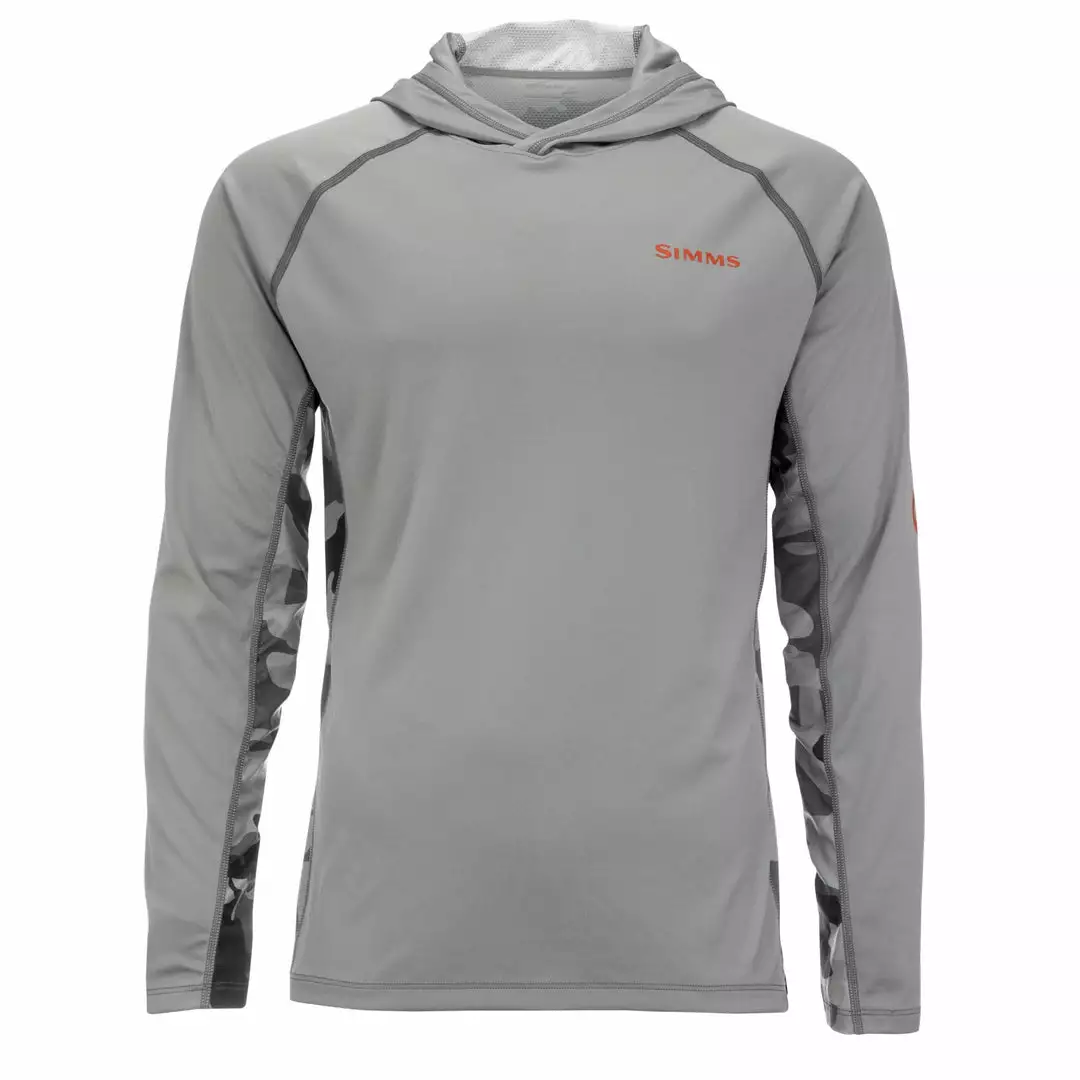 Simms Fishing Products Simms Solarvent Hoody Woodland Camo Steel 1 Simms Fishing Products Simms Solarvent Hoody Woodland Camo Steel